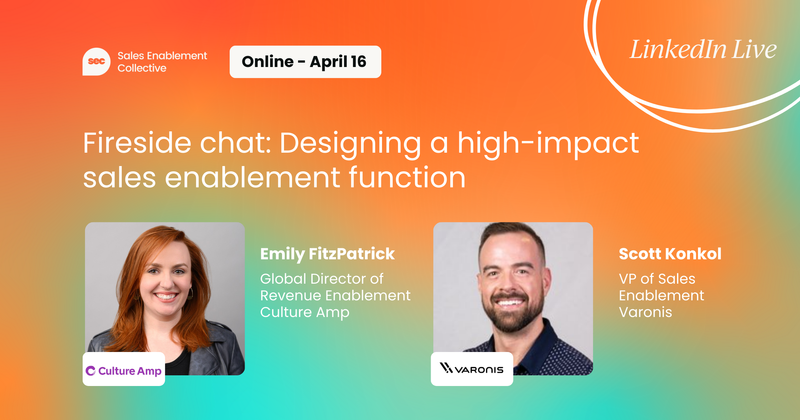 Designing a high-impact sales enablement function